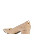 Incaltaminte Femei Stuart Weitzman Classic Pointy Toe Block Heel Pump - Multiple Widths Available ADOBE CROC