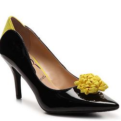 Incaltaminte Femei J Renee Radinka Pump BlackYellow 