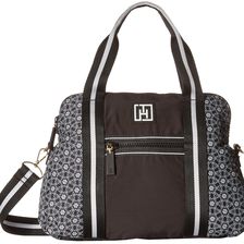 Tommy Hilfiger Tommy Hilfiger Sport - Dome Story - Geo Floral Print Nylon/Solid Nylon Convertible Dome Black
