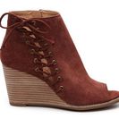 Incaltaminte Femei Lucky Brand Jaevin Wedge Bootie Cognac