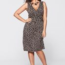 Rochie din tricot imprimat 