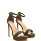 Incaltaminte Femei CheapChic Socialite Life Strappy Platform Heels Olive