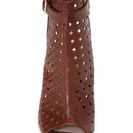 Incaltaminte Femei Vince Camuto Karsten Leather Weave Embossed Open Back Sandal DARK BROWN