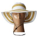 Accesorii Femei San Diego Hat Company RBL4783 45 Sun Brim Hat with Adjustable Chin Cord White
