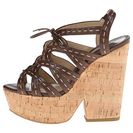 Incaltaminte Femei Michael Kors Bretta Runway Nutmeg Smooth CalfCork