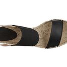 Incaltaminte Femei Charles David Odessa Wedge Sandal BlackWhiteBeige