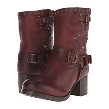 Incaltaminte Femei Frye Vera Stud Moto Short Dark Brown Washed Antique