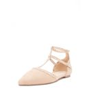Incaltaminte Femei Forever21 Faux Suede Studded Flats Nude