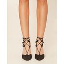 Incaltaminte Femei Forever21 MIA Melonie Lace-Up Pumps Black