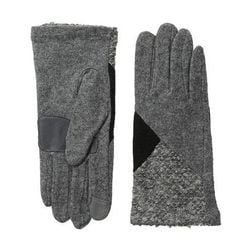 Accesorii Femei Echo Design Touch Mixed Metallic Boucle Gloves Grey Heather