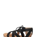 Incaltaminte Femei Hinge Ella Lace-Up Sandal Women BLACK SUEDE