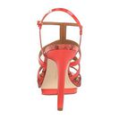 Incaltaminte Femei Calvin Klein Valene Deep Coral LeatherSnake Print LeatherPatent