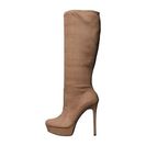 Incaltaminte Femei Jessica Simpson Serelli Slater Taupe Stretch Microsuede