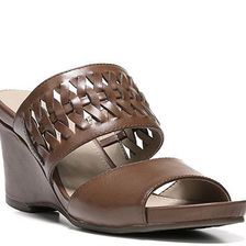 Incaltaminte Femei Naturalizer Nakita Wedge Sandal Cognac