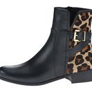 Incaltaminte Femei Vaneli Reetta Black NappaCamel Chag Hair CalfGold Buckle