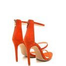 Incaltaminte Femei CheapChic Three To One Faux Suede Strappy Heels Orange