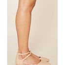 Incaltaminte Femei Forever21 Ankle Strap Flats Nude