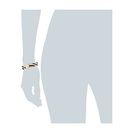 Bijuterii Femei Cole Haan Wide Hinged Leather Inlay Bangle GoldZebra Pony Hair