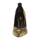 Incaltaminte Femei Delman Brie Gold Sueded Metallic