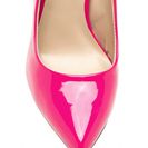 Incaltaminte Femei CheapChic So Refined Pointy Faux Patent Pumps Hotpink