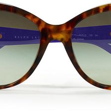 Ralph Lauren Oversized Square Sunglasses Dark Havana