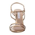 Incaltaminte Femei Diane Von Furstenberg Viola Too Gold Metallic NappaClear PVC