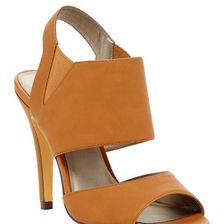 Incaltaminte Femei Michael Antonio Loop Peep Toe Heel Whiskey