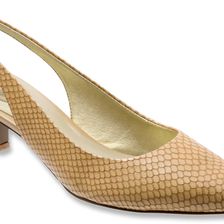 Trotters Prima Nude Snake Leather