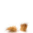 Bijuterii Femei CheapChic Faux Fur A Change Earrings Beige