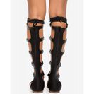 Incaltaminte Femei CheapChic Leann-148 Get Braided Gladiator Black