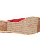 Incaltaminte Femei LAUREN Ralph Lauren Cecilia Ralph Lauren Bright Red Canvas Embossed Critters