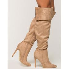 Incaltaminte Femei CheapChic Get It Straight Boot TaupeKhaki