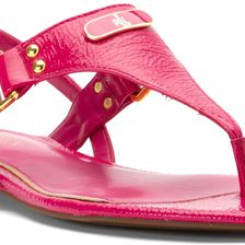 Ralph Lauren Valinda Geranium Crinkle Soft Patent