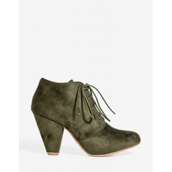 Incaltaminte Femei CheapChic In The Limelight Bootie Olive