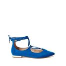 Incaltaminte Femei GUESS Hellix Lace-Up Flats cobalt