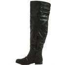 Incaltaminte Femei CheapChic Double Exposure Faux Leather Boots Black