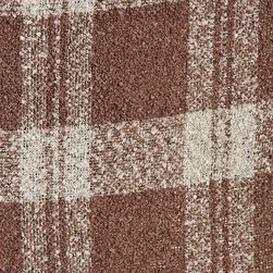 Accesorii Femei David Young Plaid Boucle Fringe Scarf BROWN