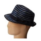 Accesorii Femei Jessica Simpson Soft Fedora w Bow Blue Print