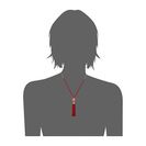 Bijuterii Femei Kate Spade New York Lovely Lillies Tassel Mini Pendant Necklace Coral Multi