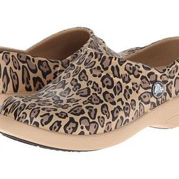 Incaltaminte Femei Crocs Neria Leopard Print Clog Gold