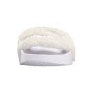 Incaltaminte Femei PUMA The Fur Slide WhitePuma Silver