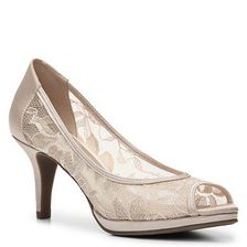 Incaltaminte Femei Kelly Katie Doreen Glitter Lace Platform Pump Taupe Glitter