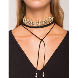 Bijuterii Femei CheapChic Textured Metal Mixed Wrap Choker Met Gold