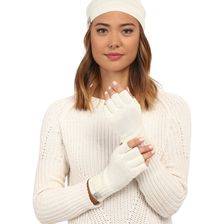 UGG Classic Sequin Trimmed Beanie and Tech Fingerless Set Cream Multi