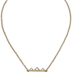The Sak Stone Fringe Pendant Necklace 18" Mother-of-Pearl