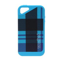 Accesorii Femei JanSport Slipcase For iPhone 4 Mammoth Blue Preston Plaid