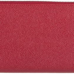 Dolce & Gabbana Leather Coin Case Holder Dauphine Red