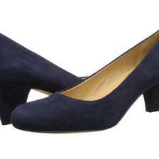Trotters Penelope Navy Kid Suede
