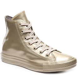 Incaltaminte Femei Converse Chuck Taylor All Star Rubber High-Top Sneaker - Womens Gold Metallic