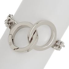 Ralph Lauren Interlocking Ring Chain Bracelet SILVER